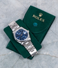 Rolex Date 34 Blu Oyster 15200 Blue Jeans
